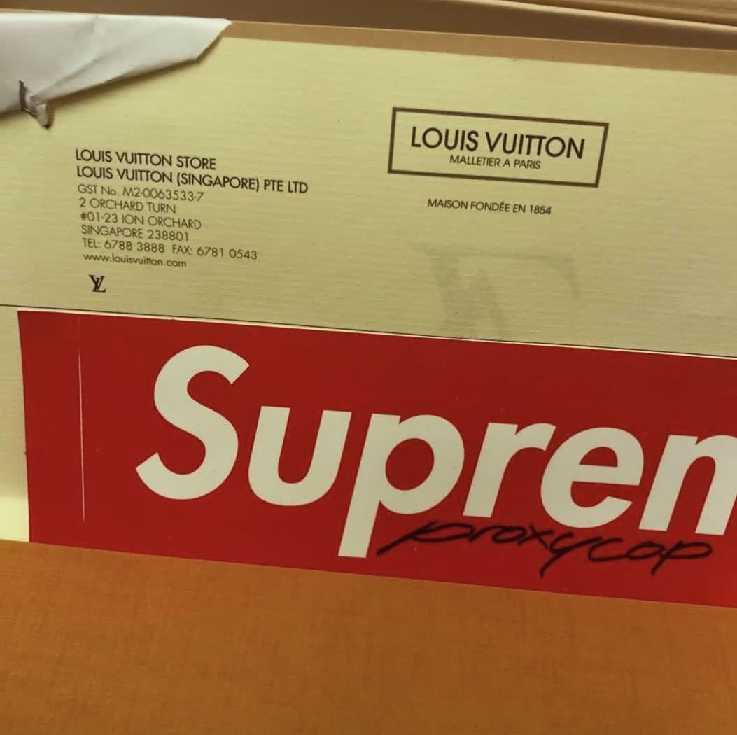 Buy Supreme Louis Vuitton SUPREME LOUISVUITTON Size: L LV Box Logo