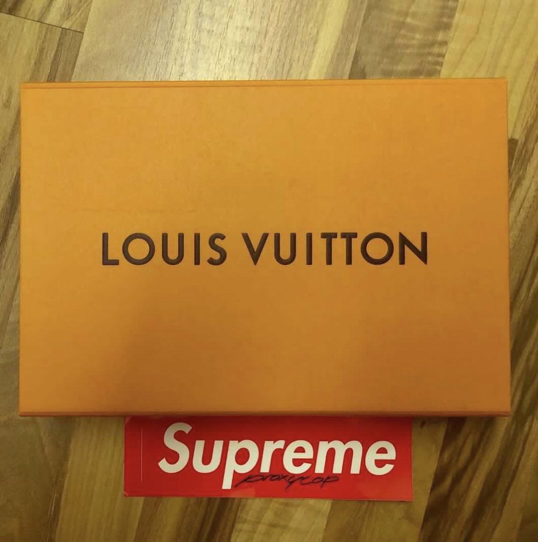 SS17 2017 Supreme LV Louis Vuitton Box Logo Tee Shirt Size 5L