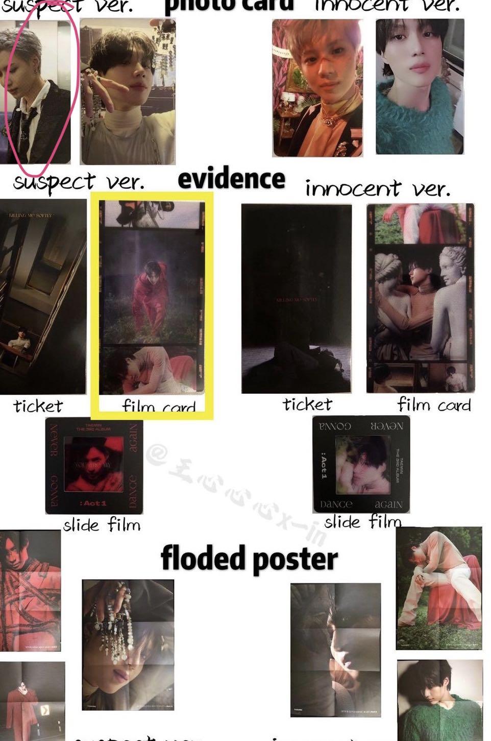 Taemin Photocard Template / The Boyz Dreamlike Lomo Photocards