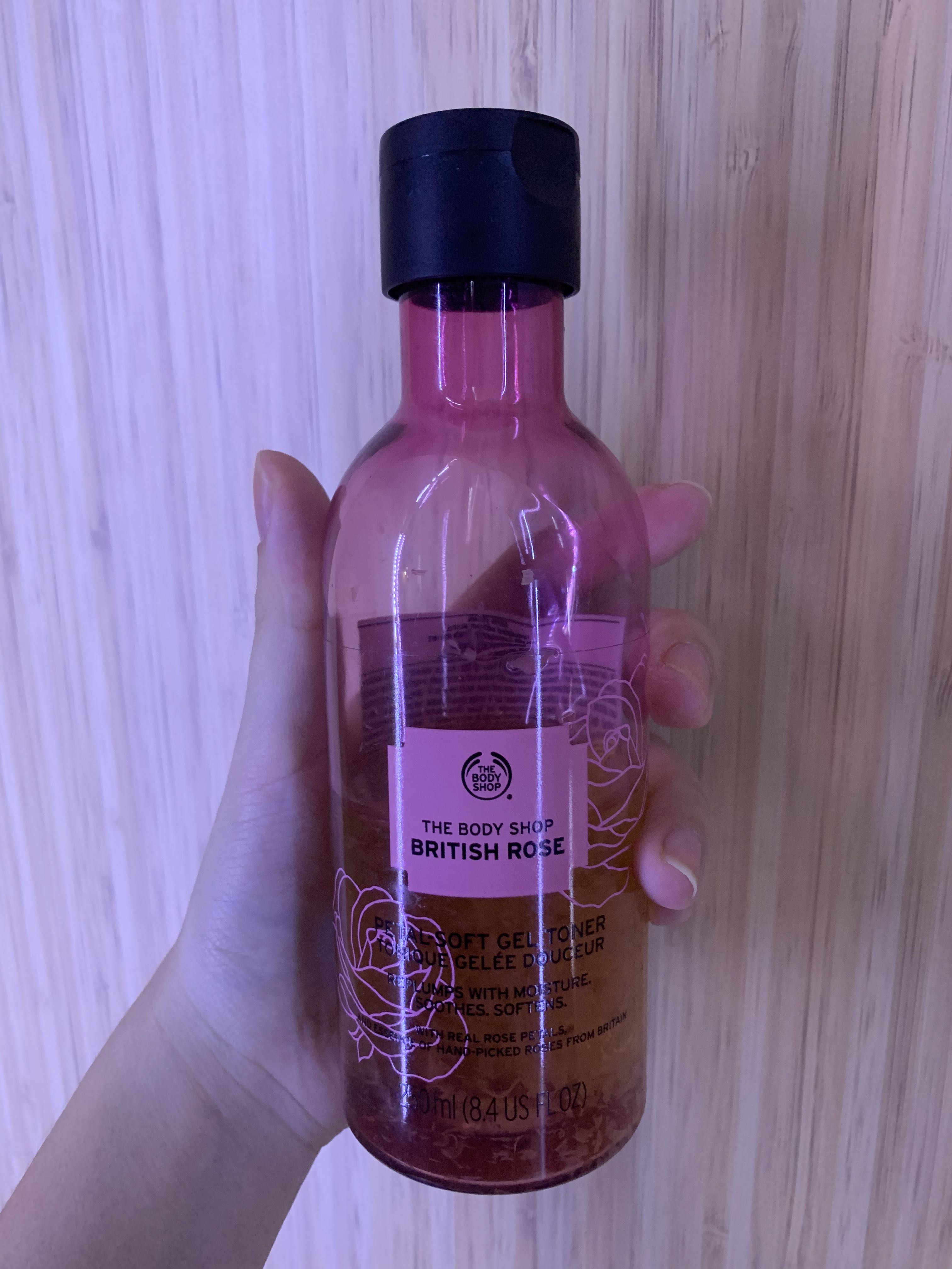 rose water toner body shop