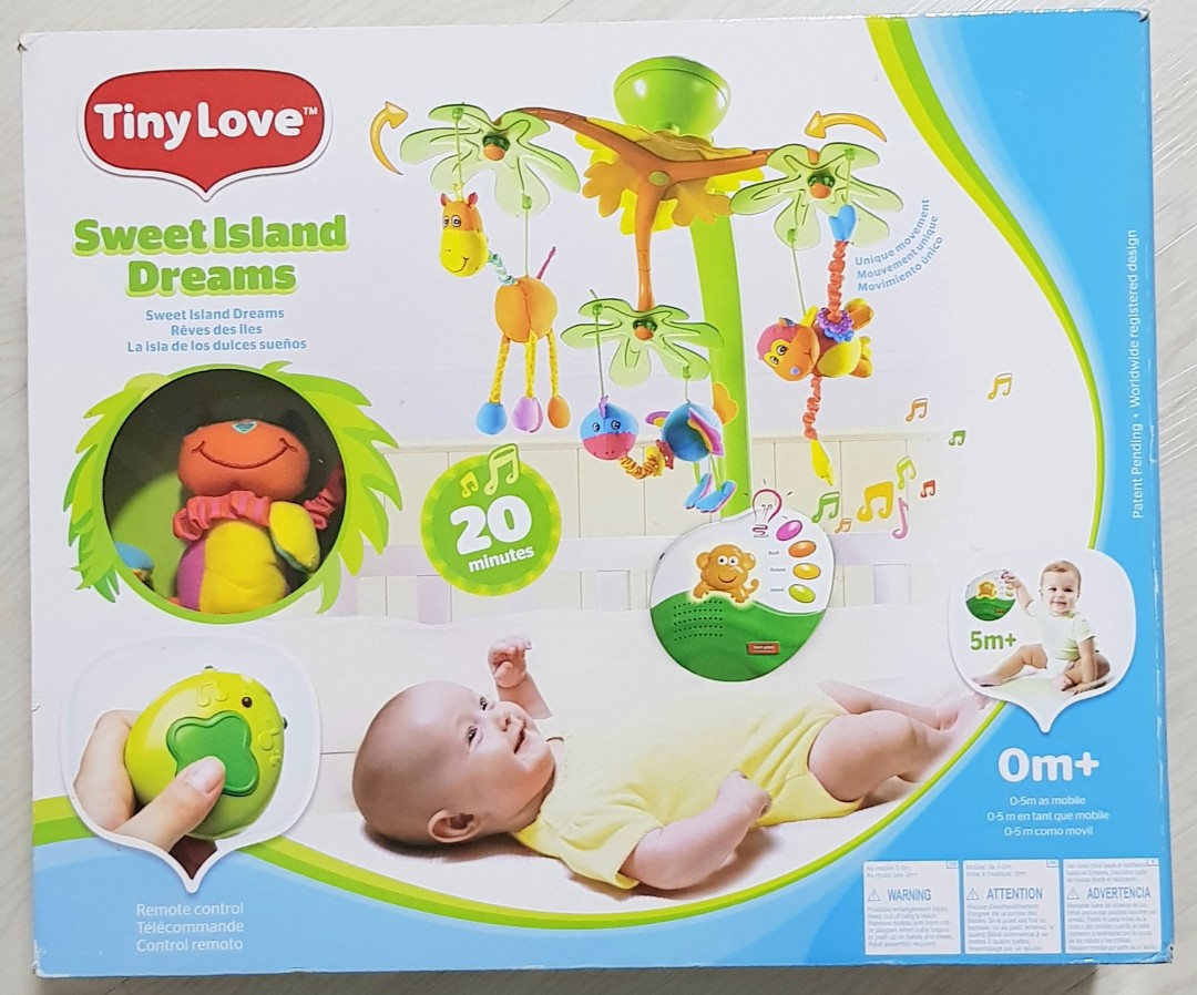 Tiny Love Sweet Island Dreams Mobile Cot, Babies & Kids, Baby Nursery