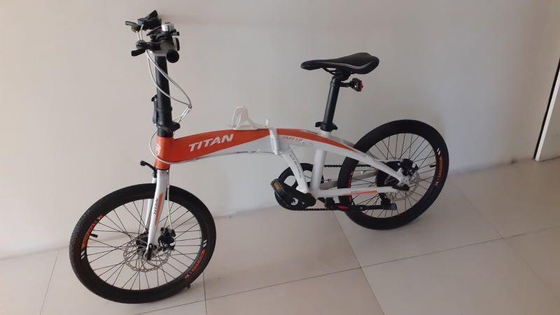 titan folding bike