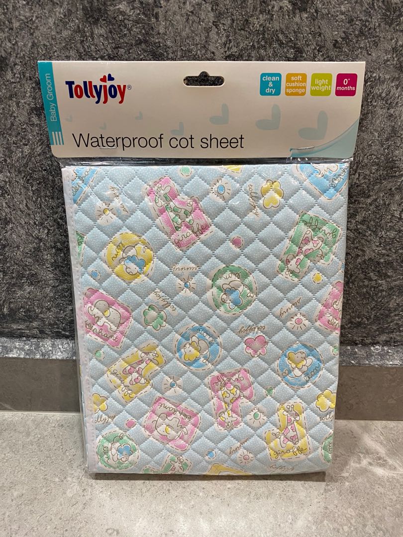 Tollyjoy Waterproof Cot Sheet, Babies & Kids, Baby Nursery & Kids