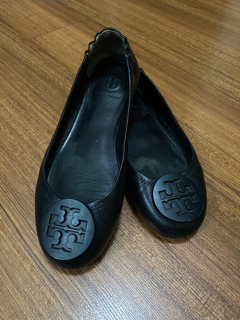 Tory Burch Minnie Travel Doll Shoes black Women s Fashion