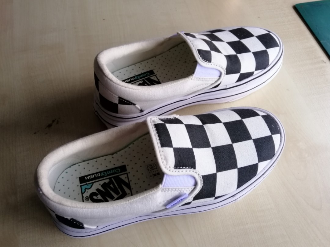 large checkered vans