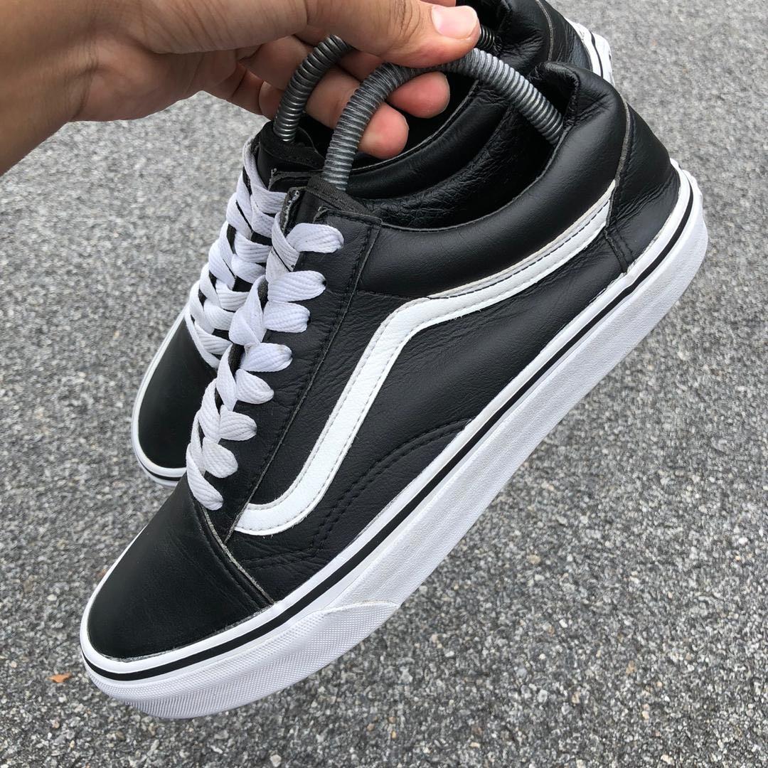 Vans premium leather old skool online
