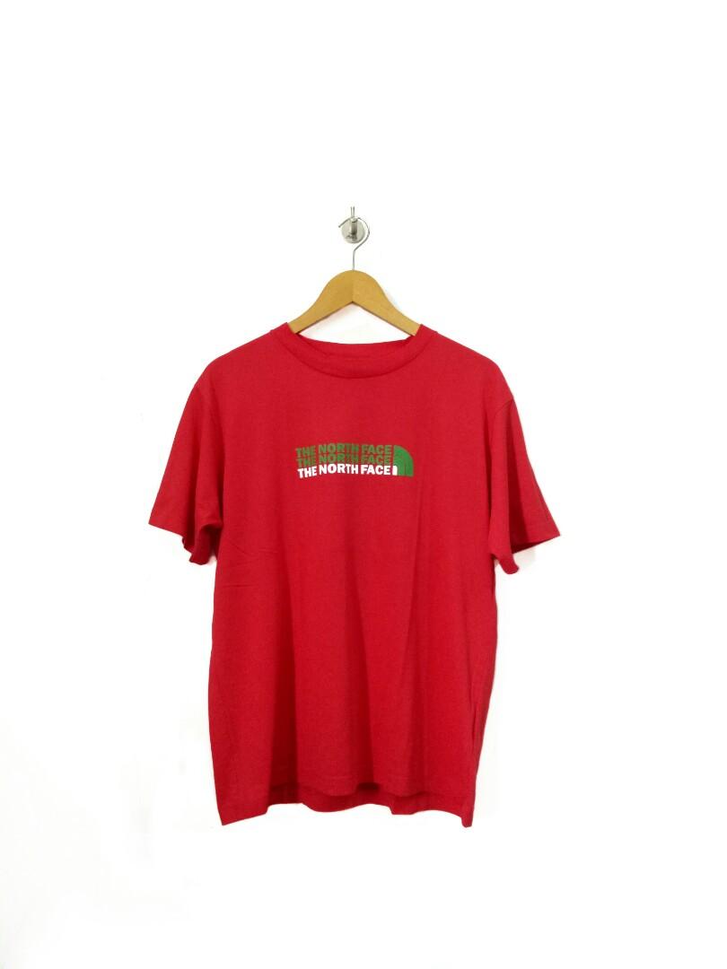 Vintage The North Face Tee, Fesyen Pria 