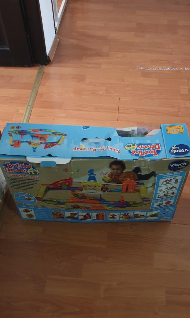 vtech toot toot super rc raceway