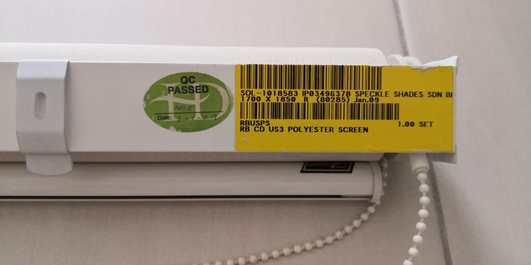 Window Roller Polyester Blinds Home Furniture Others On Carousell