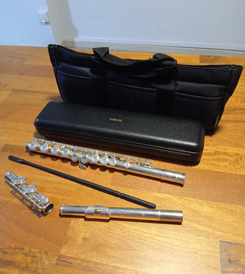 Yamaha YFL221 Flute Silver Plated Flute Case Cover Bag