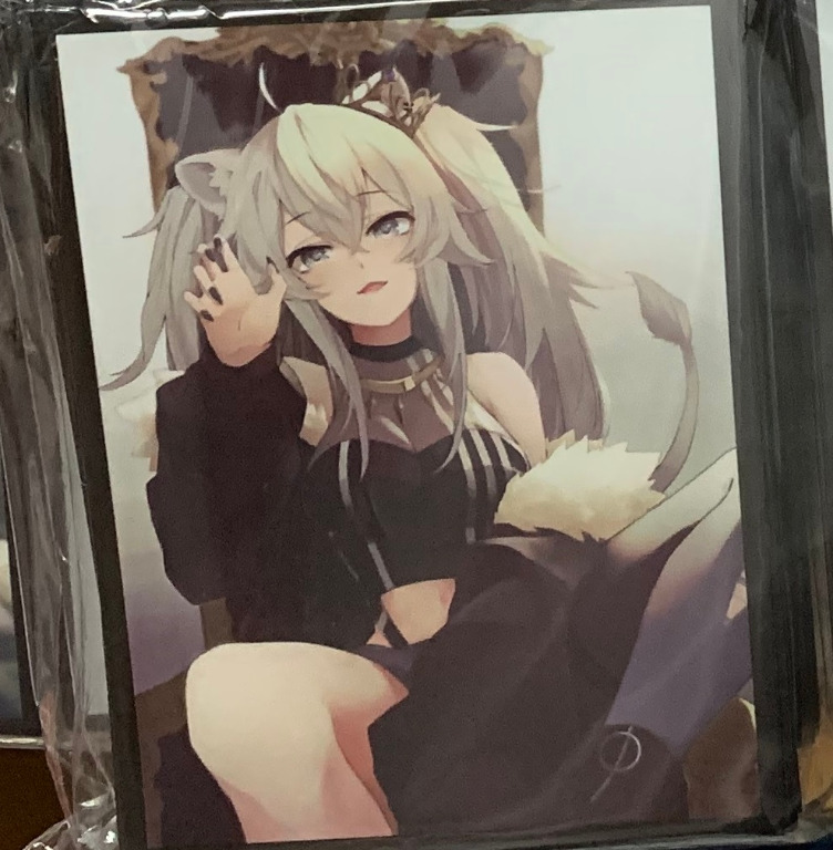 獅白ぼたん同人卡套サンクリhololive 5期生混沌の女神様獅白牡丹 玩具 遊戲類 其他 Carousell