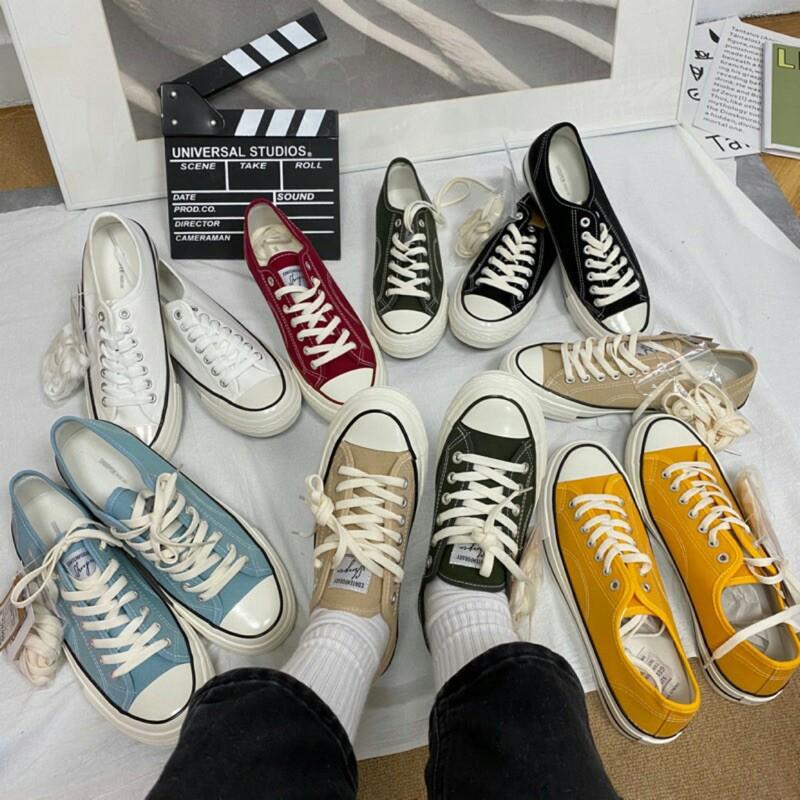 韓國shoopen 防水帆布鞋黑色 她的時尚 鞋子在旋轉拍賣