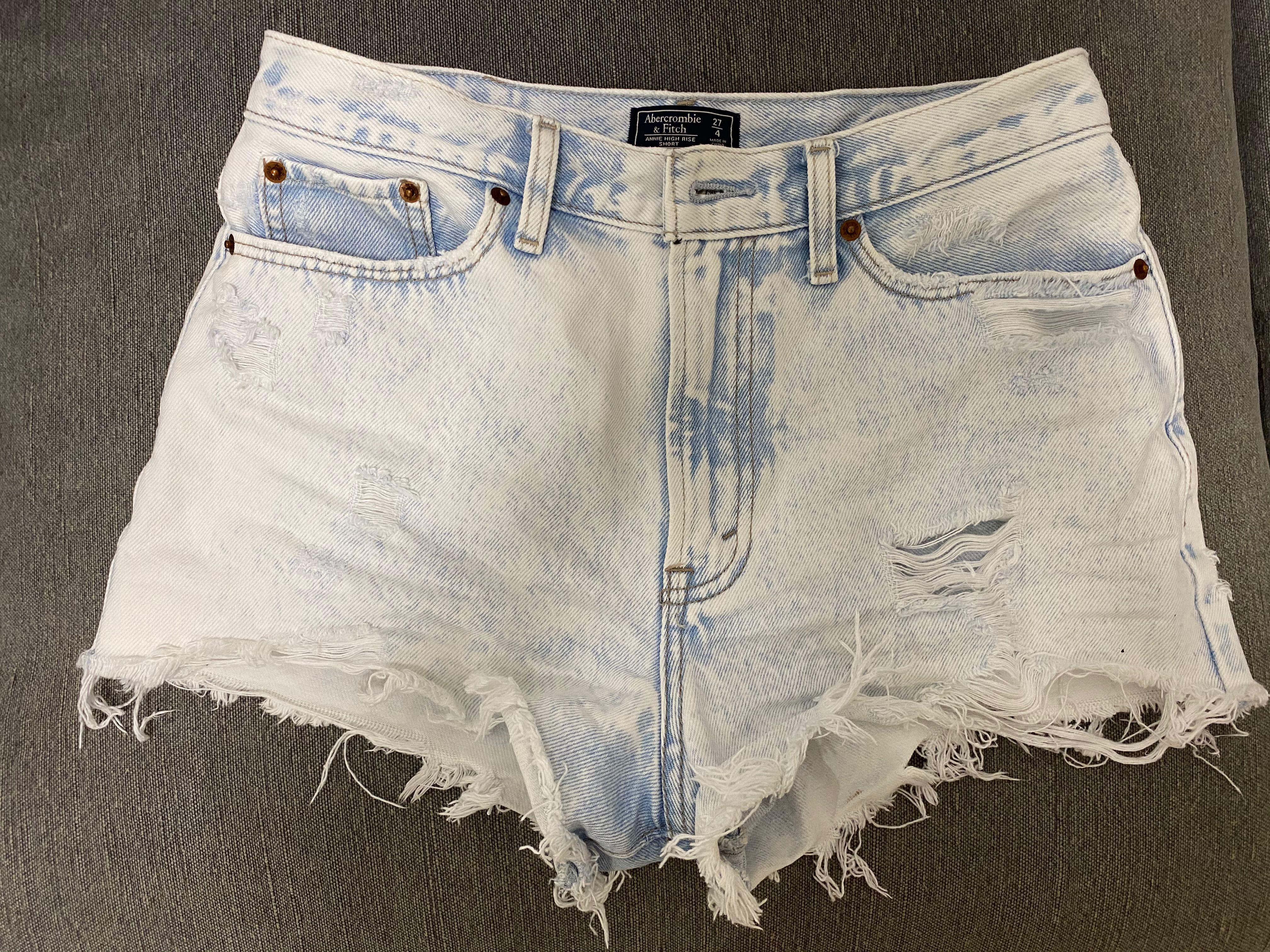 abercrombie biker shorts