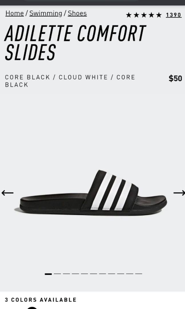 adilette comfort slide sandal