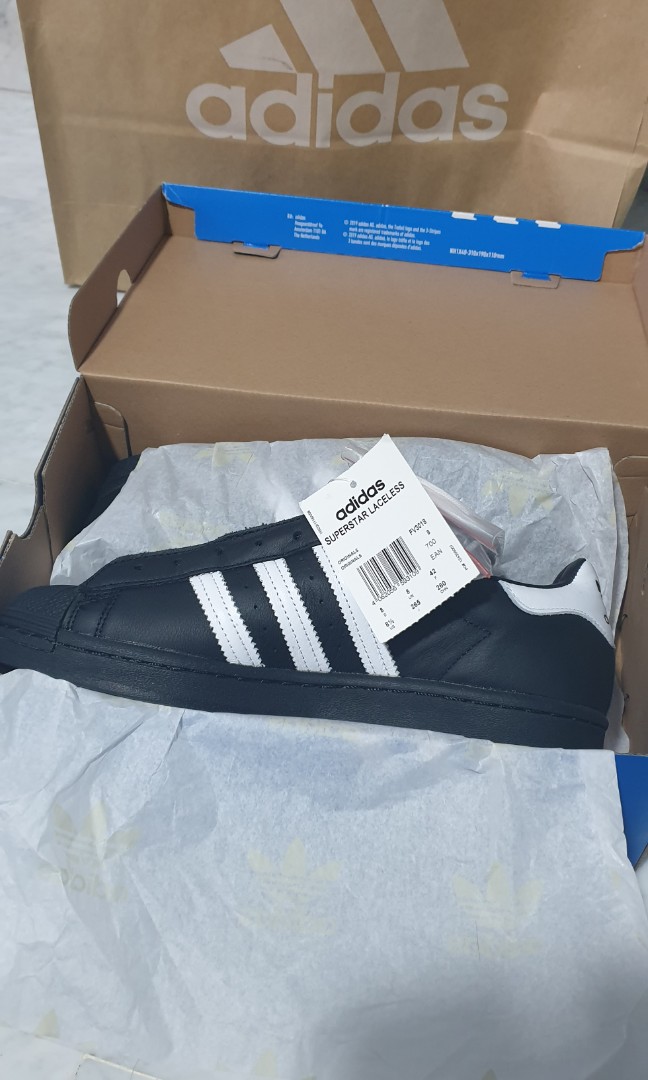 Adidas superstar laceless, Men's Fashion, Footwear, Sneakers on Carousell