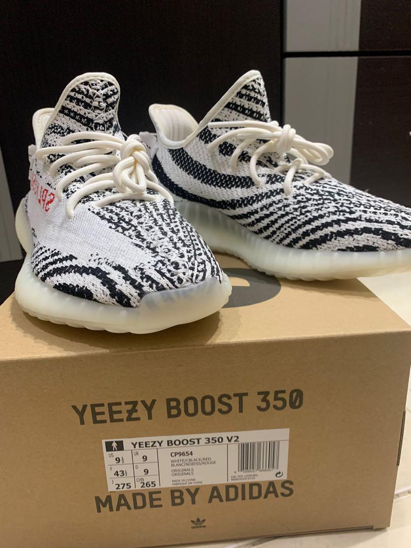 Adidas yeezy zebra 43 cheap