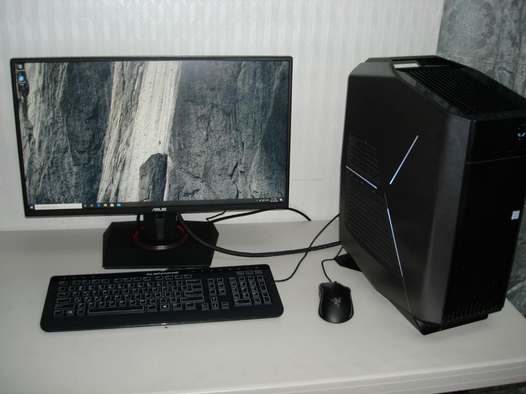 Alienware R5 Asus Vg258 Gaming Monitor Electronics Computers Desktops On Carousell