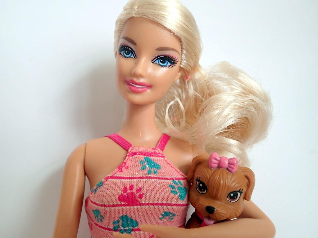 Barbie suds and discount hugs pups playset