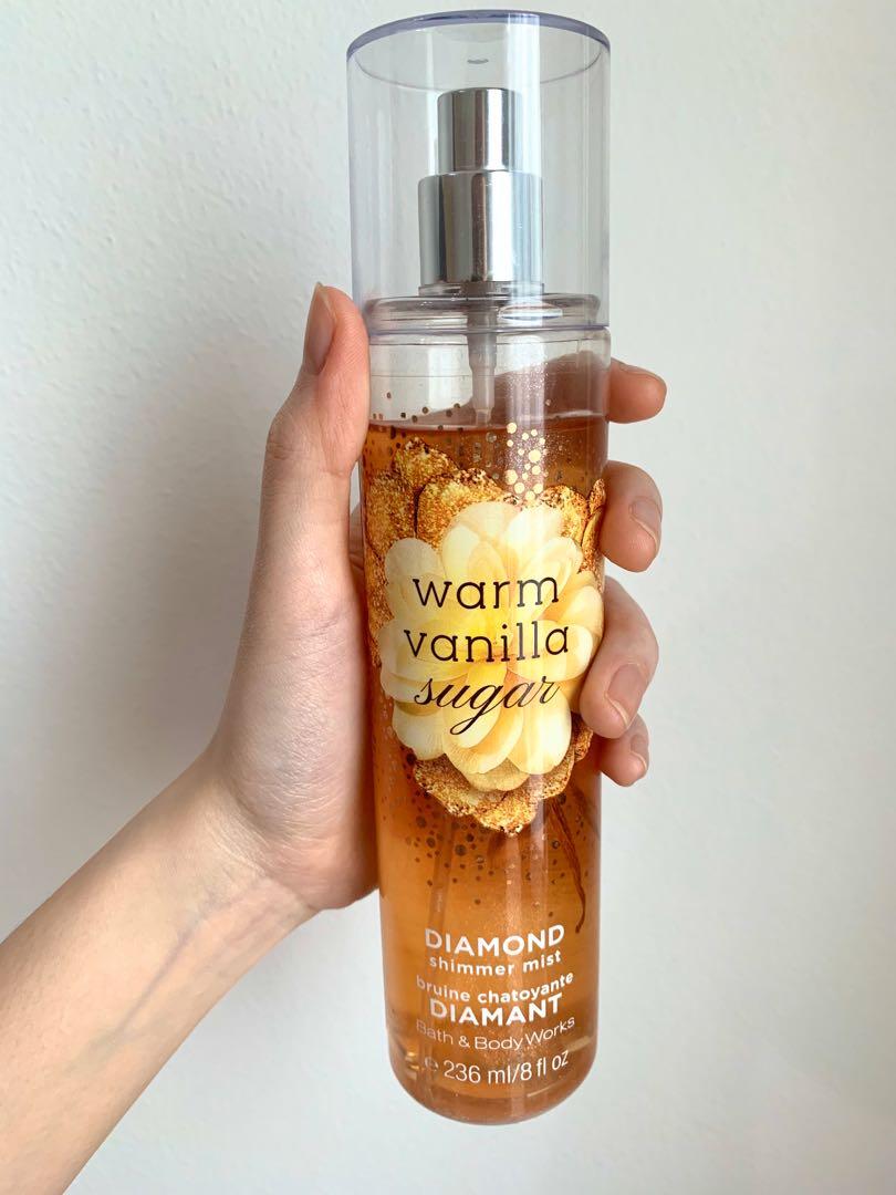 Bath & body works warm vanilla sugar diamond shimmer mist best sale