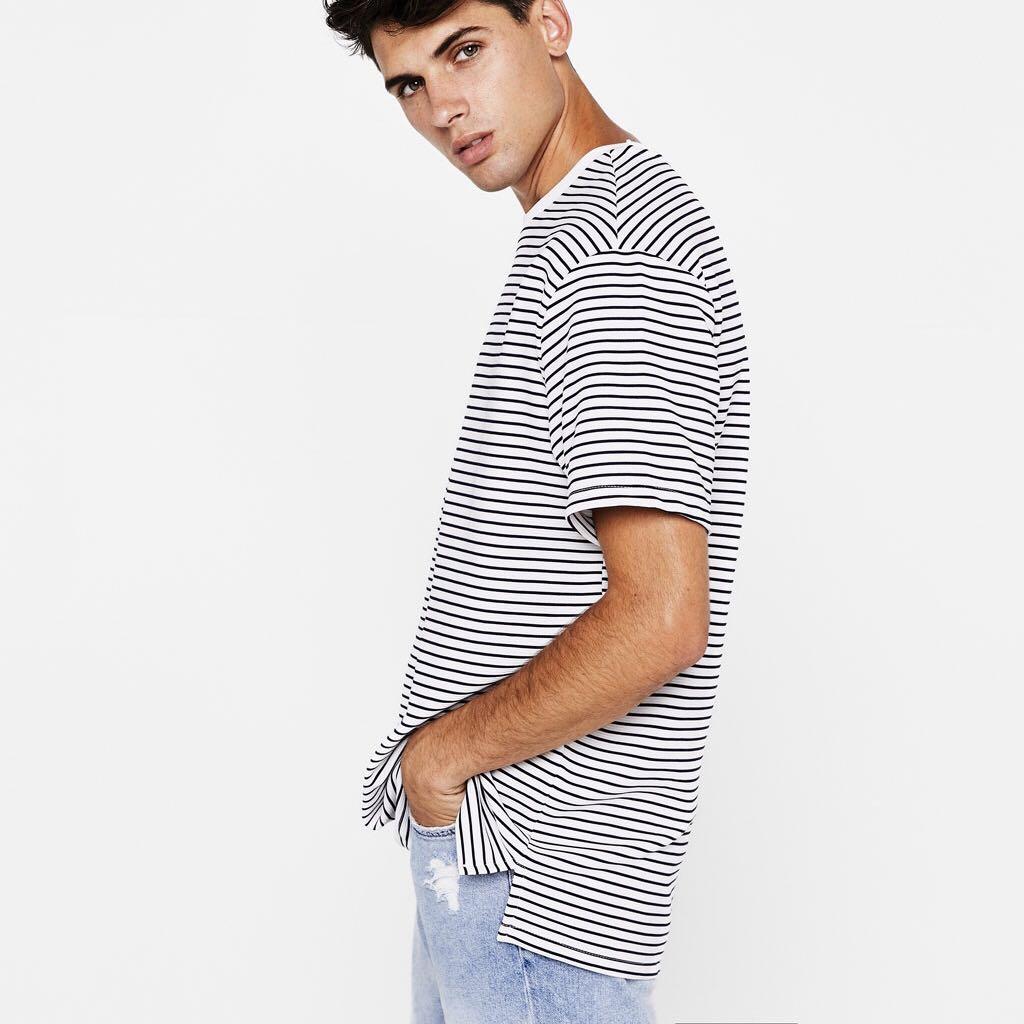 bershka striped t shirt