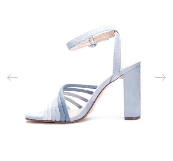 Blue Block Heel Sandals Chinese Laundry Women s Fashion Footwear