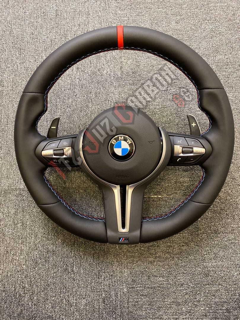 bmw m5 custom full nappa leather steering wheel car accessories accessories on carousell