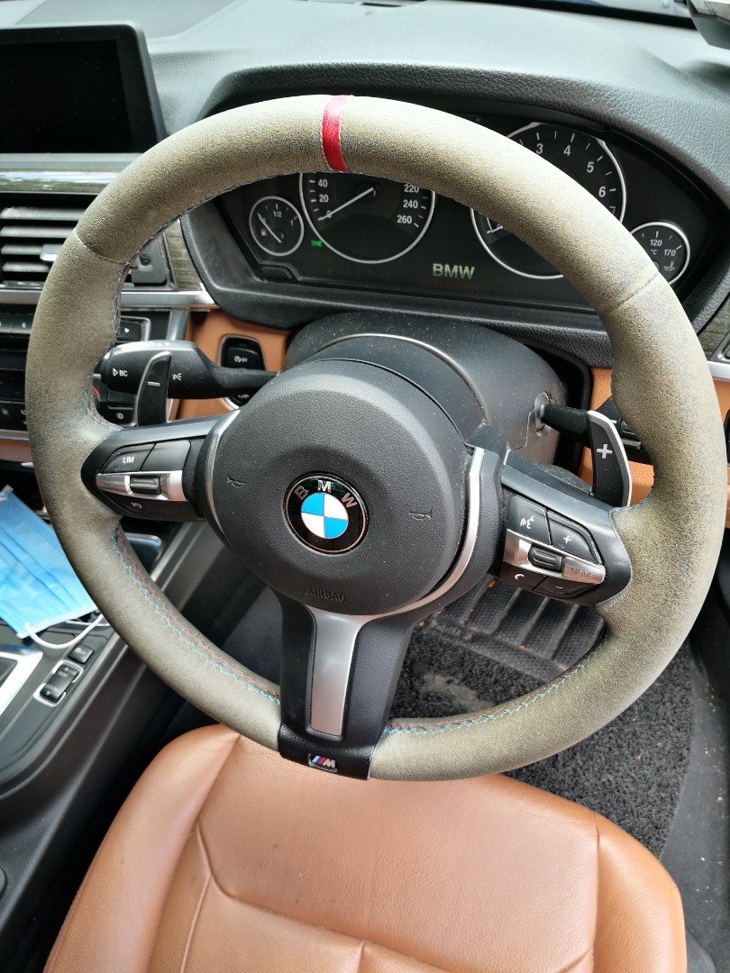 F30 alcantara steering wheel discount