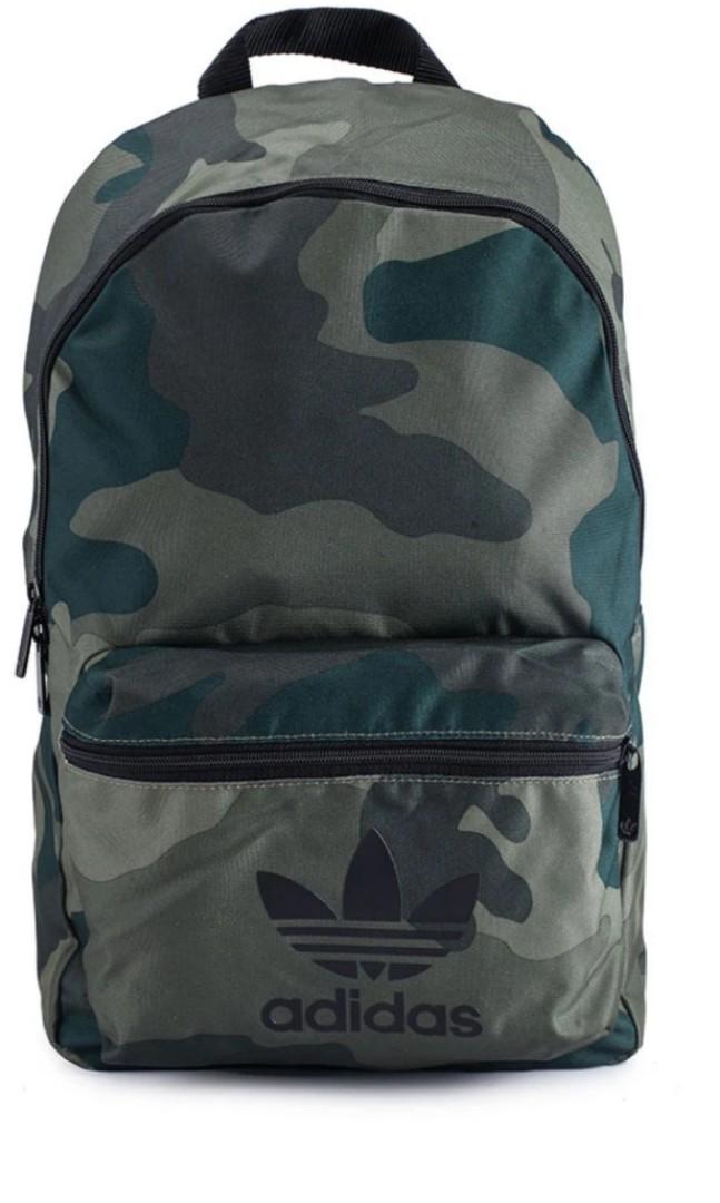 Bn Bestseller Adidas Camo Backpack Men S Fashion Bags Wallets Backpacks On Carousell