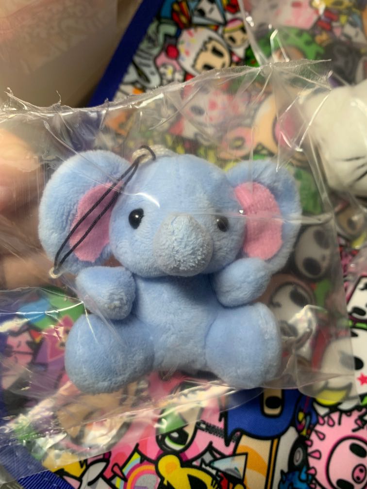 blue elephant plush