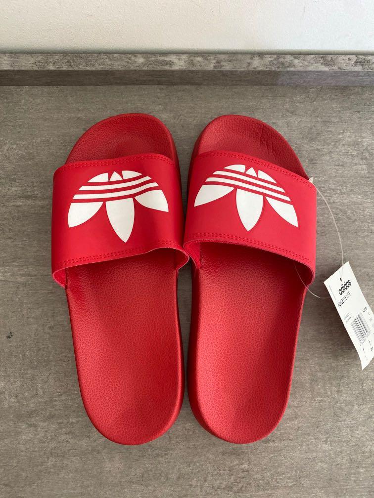 Red slides mens online