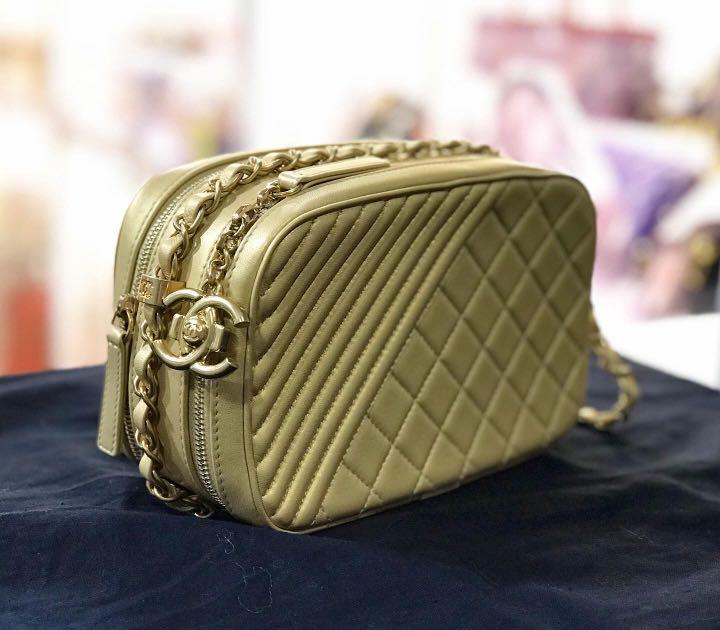 Chanel Coco Boy Camera Case Bag, Luxury, Bags & Wallets on Carousell