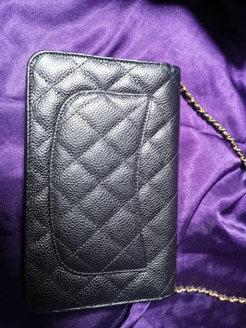 Chanel wallet with chain, Women's Fashion, Bags & Wallets, Crossbody