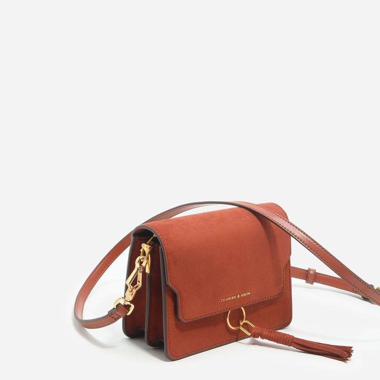 Charles and keith tassel bag cheap