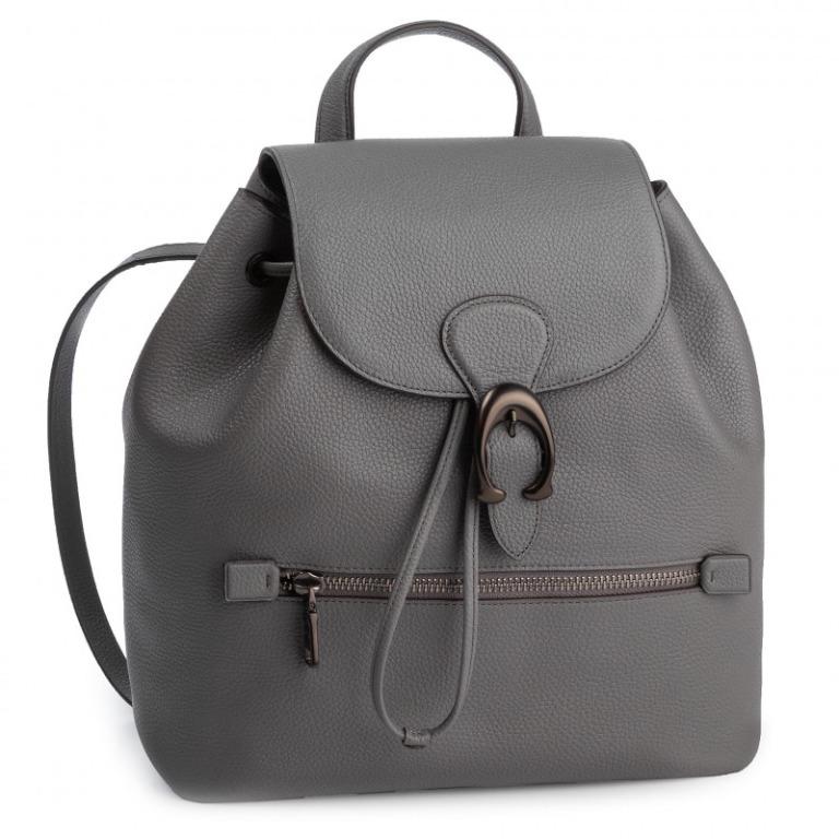 COACH Pebbled Leather Evie Backpack, Luxury, Bags & Wallets on Carousell