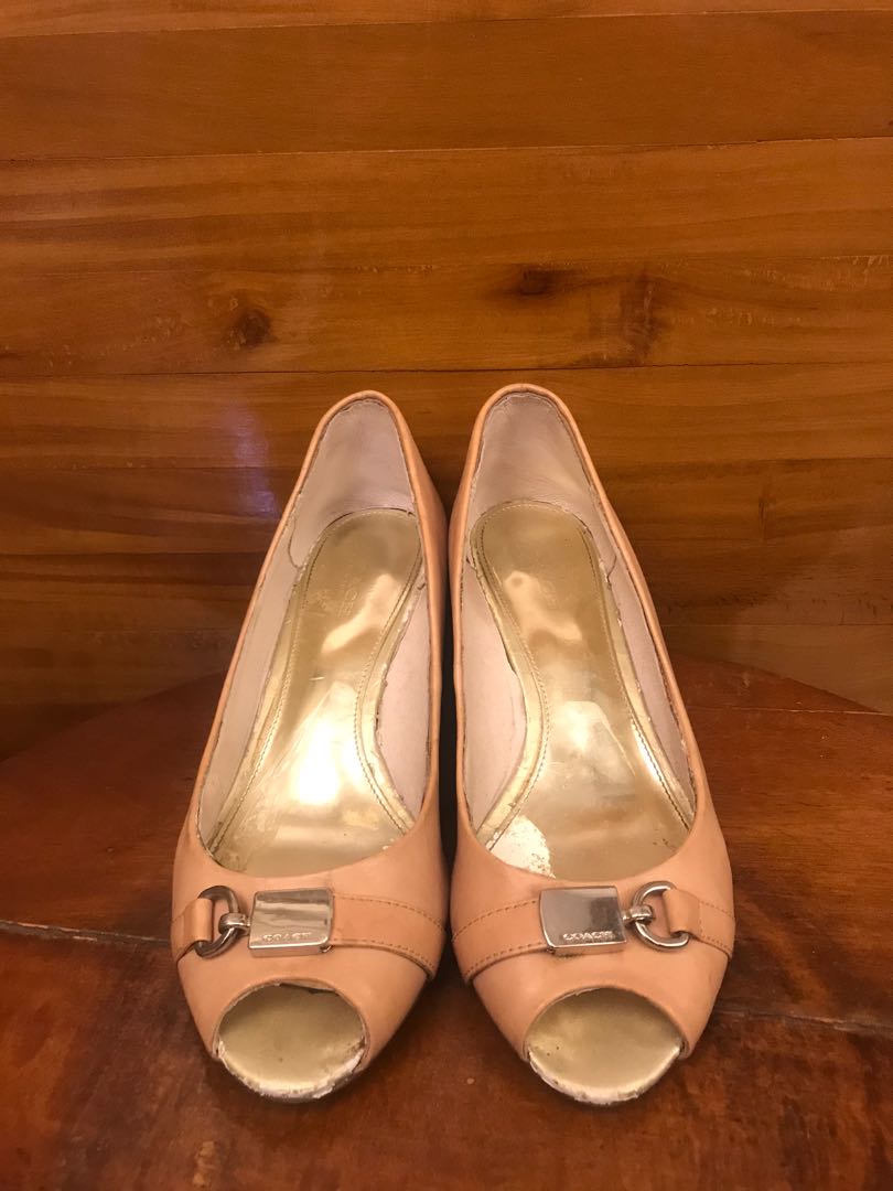 coach wedge heels