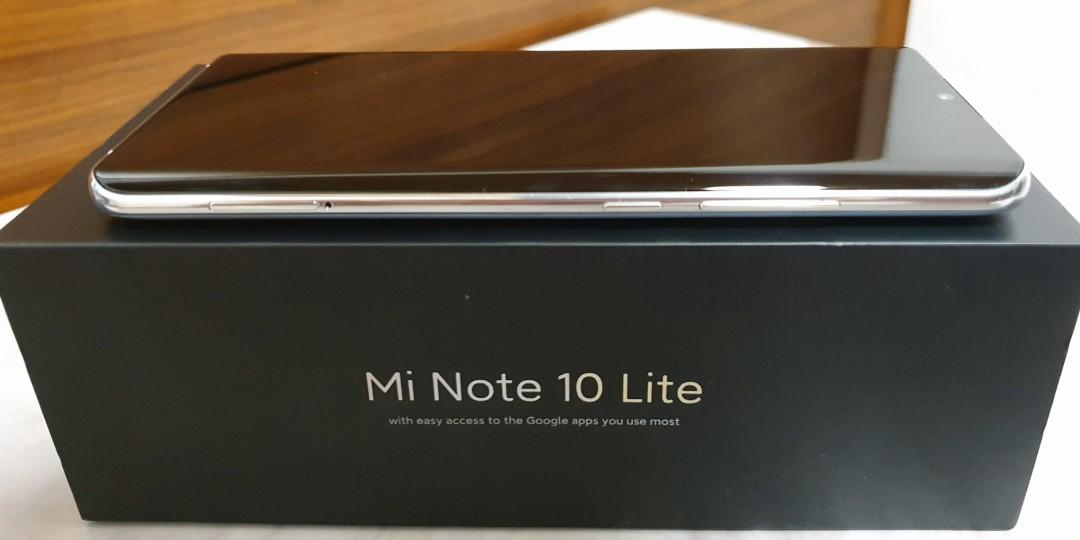 xiaomi mi note 10 lite glacier white