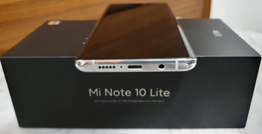 xiaomi note 10 lite glacier white