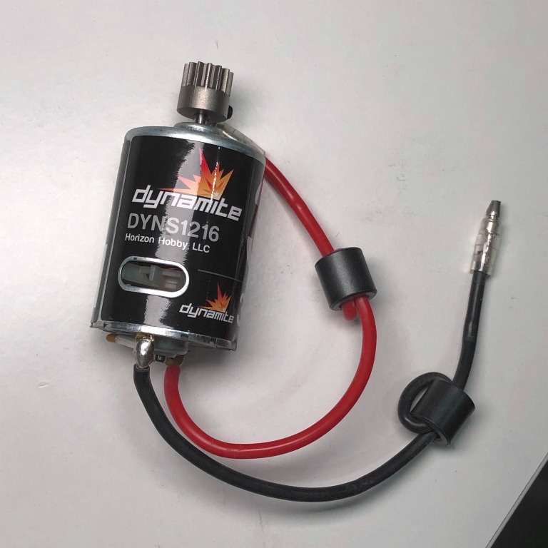 Dynamite 540 brushed motor clearance