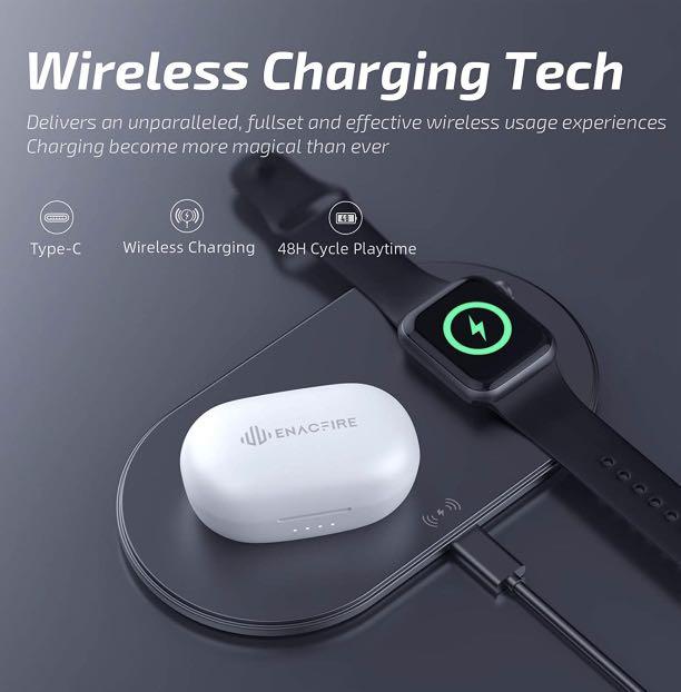 Enacfire E60 Wireless Earbud - White 