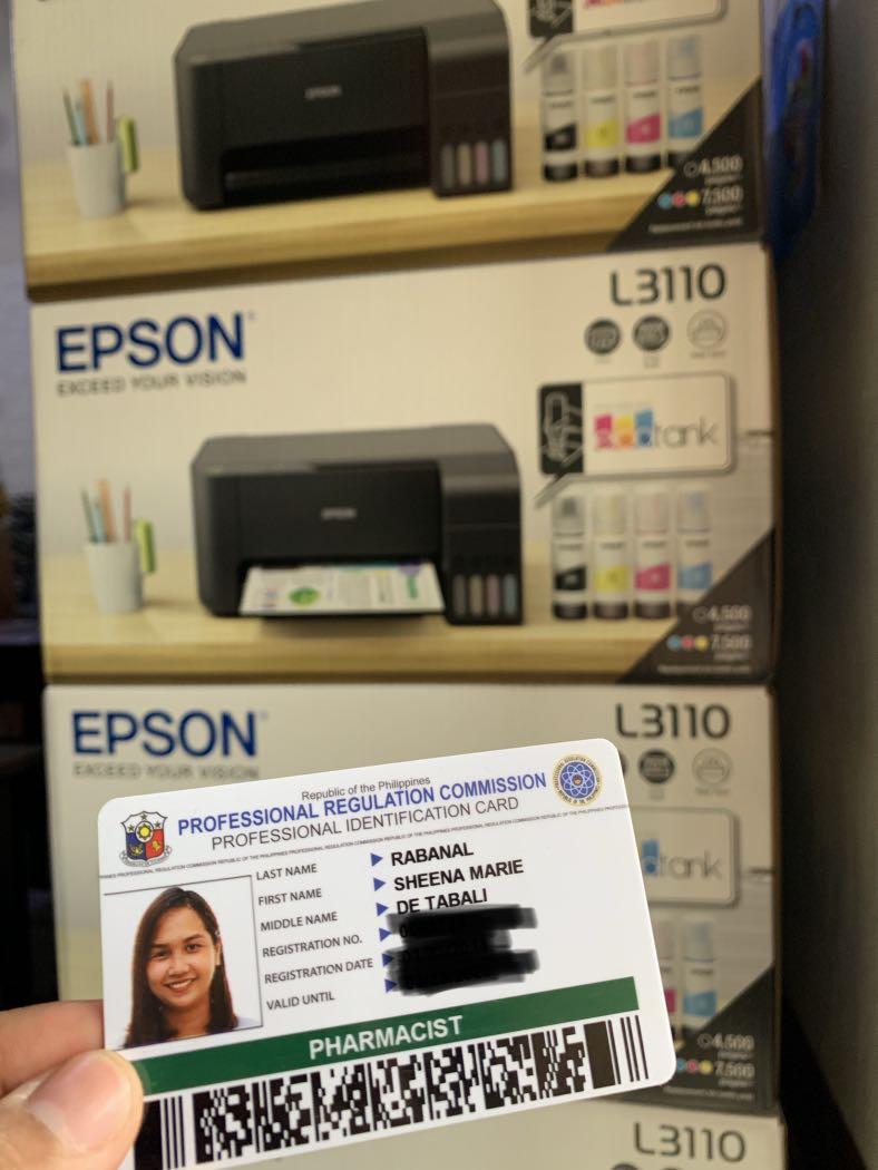 EPSON 3-in-1 PRINTER L3110 (Category: Printers, Scanners & Copiers) located in Manila. Submitted by sofiasluxcorner (Listing ID 1041191313, Image 3). Description: BRAND NEW EPSON L3110 2 yrs warranty 5 units & up Php 8,700 each Ready to ship! .