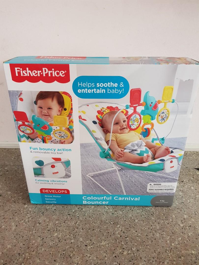 fisher price colourful carnival bouncer