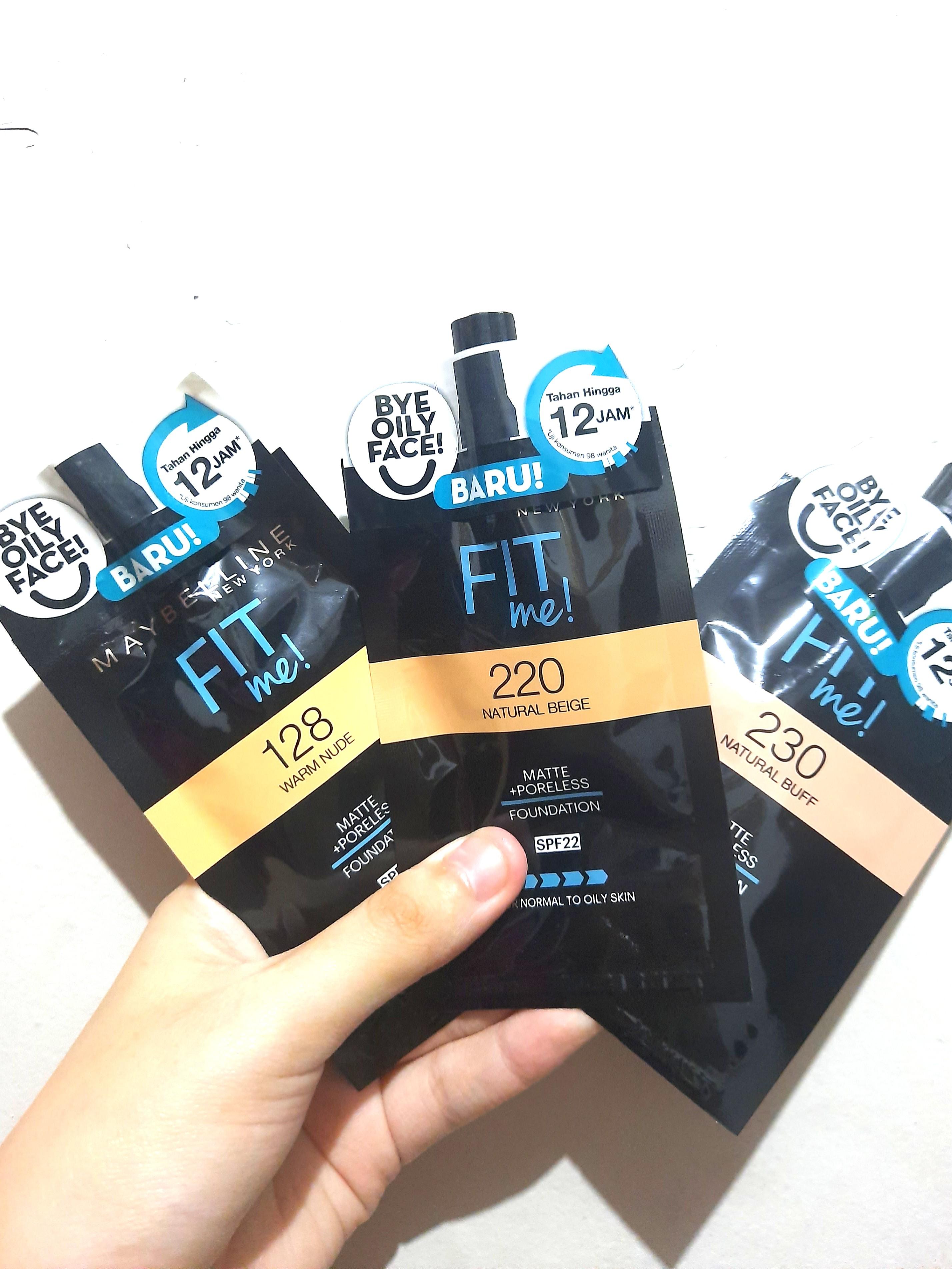 foundation maybelline fit me sachet