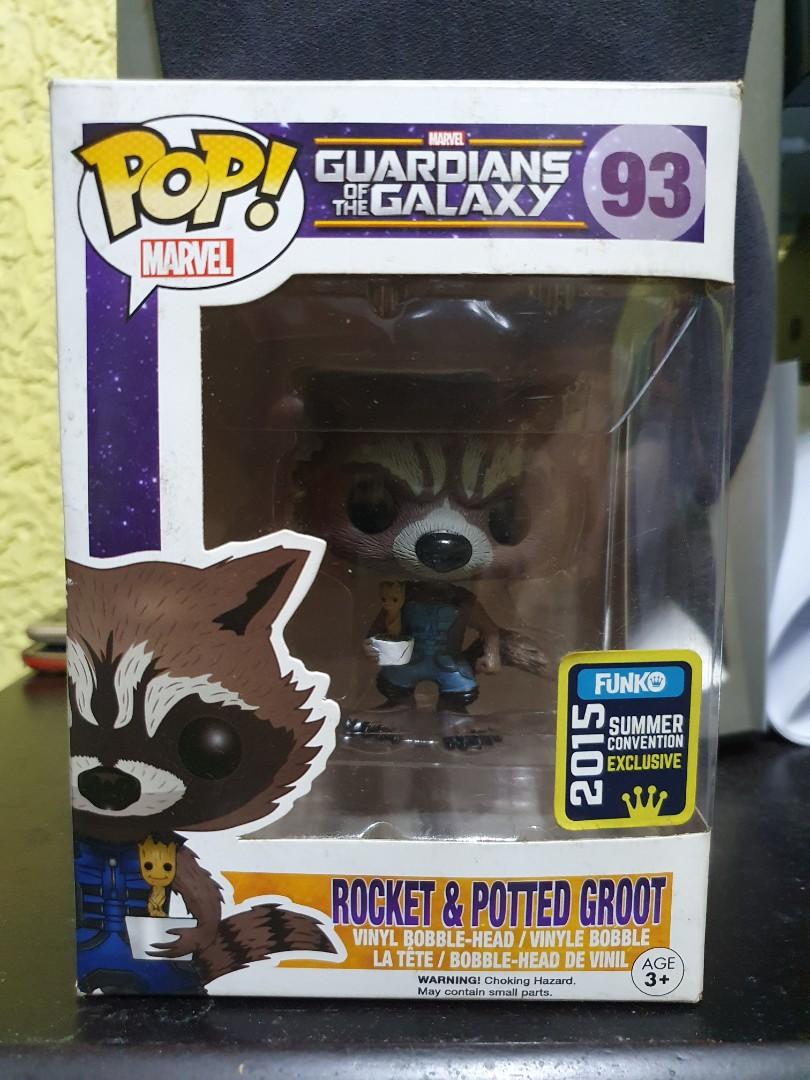 rocket and groot funko pop
