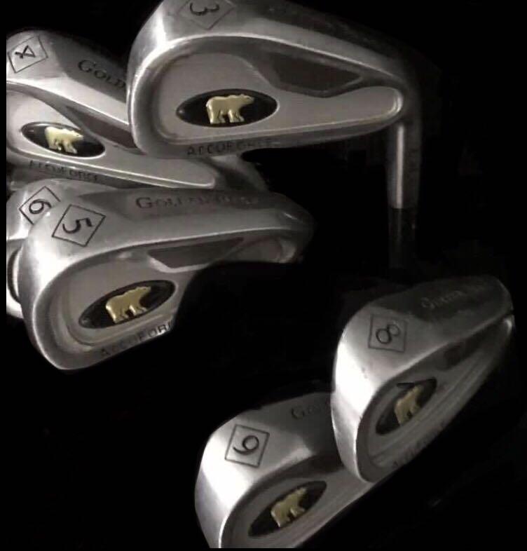 Golden Bear 'Accuforce' Irons 3, 4, 5, 6, 8, 9 Men's R/H, Sports Equipment,  Sports & Games, Golf on Carousell