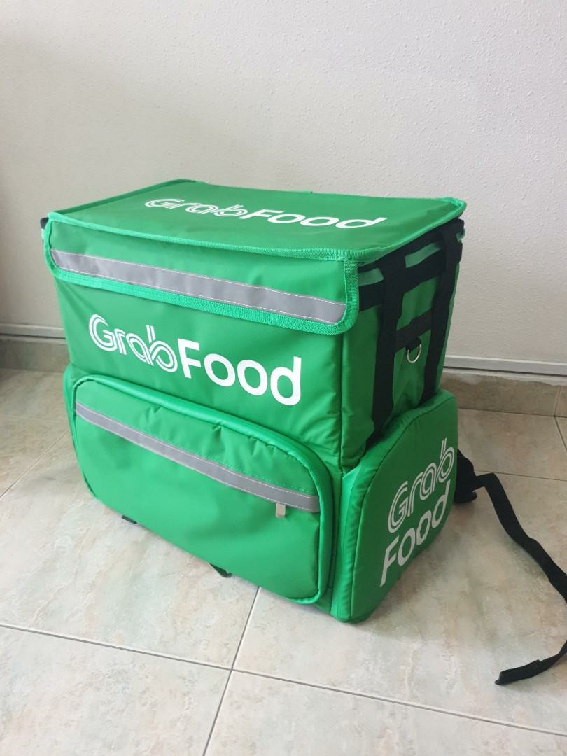 Grabfood bag for bikers backpack type Motorcycles Motorcycle Accessories on Carousell