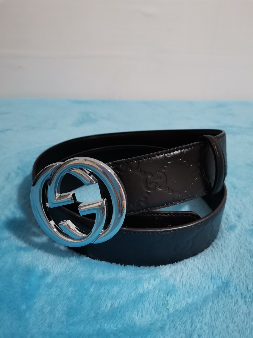 womens gucci belt silver buckle