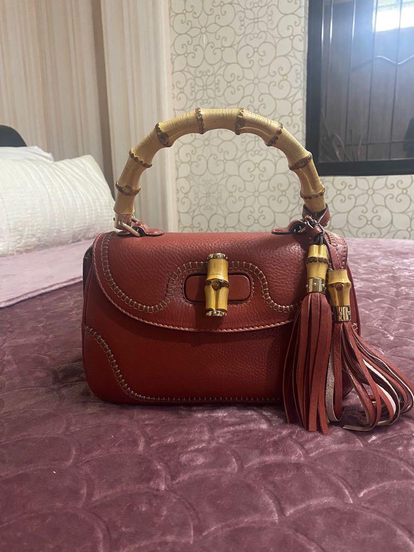 gucci bamboo handle bag