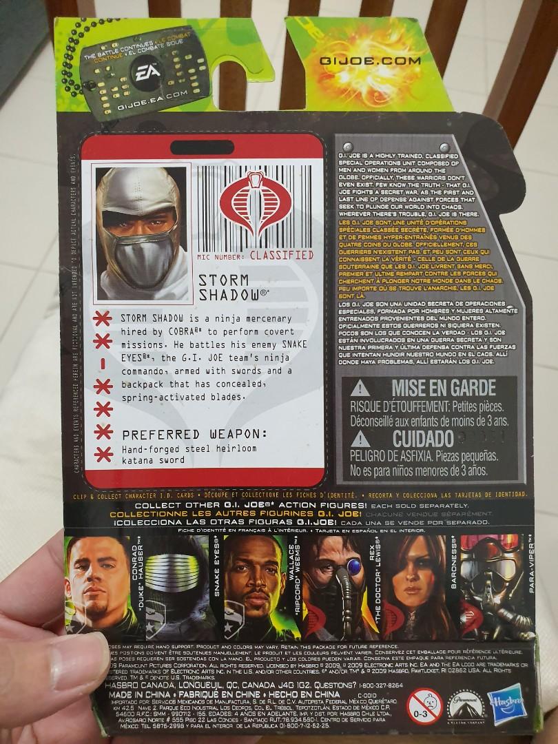 Storm Shadow Roc Hasbro G.I. Joe Storm Shadow Artic Assault ROC GI Joe, Hobbies & Toys ...