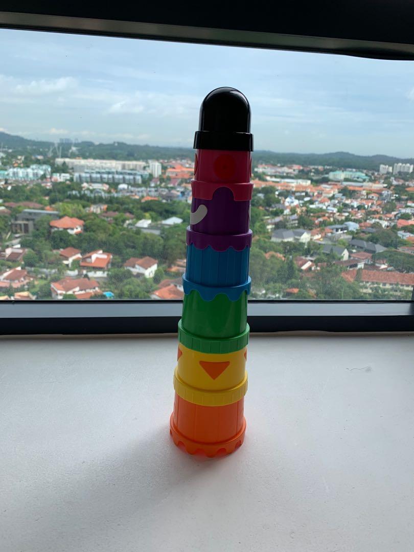 IKEA building beakers, Toys & Games, Bricks & Figurines on Carousell