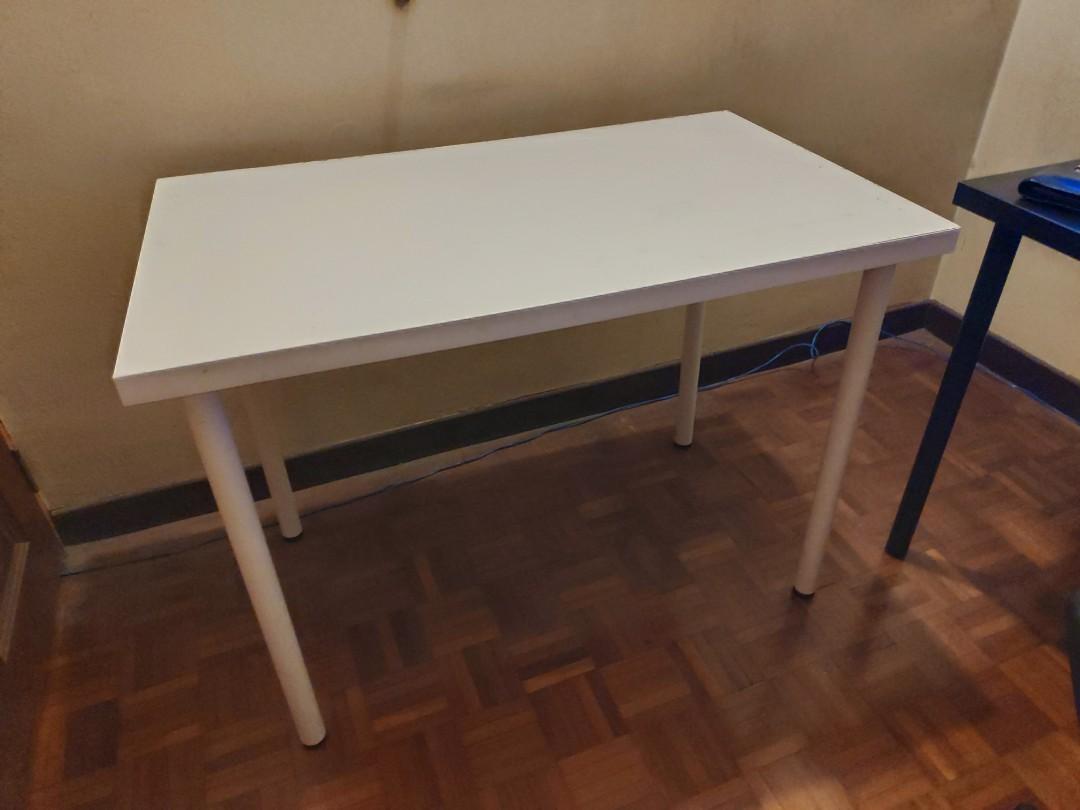 Ikea Linnmon + Adils Leg, Furniture & Home Living, Furniture, Tables & Sets on Carousell